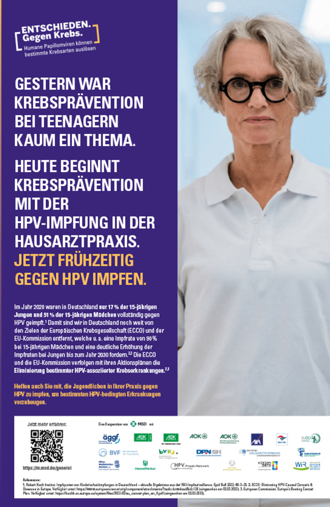 HPV Anzeige MSD