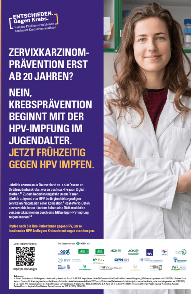 HPV Anzeige MSD