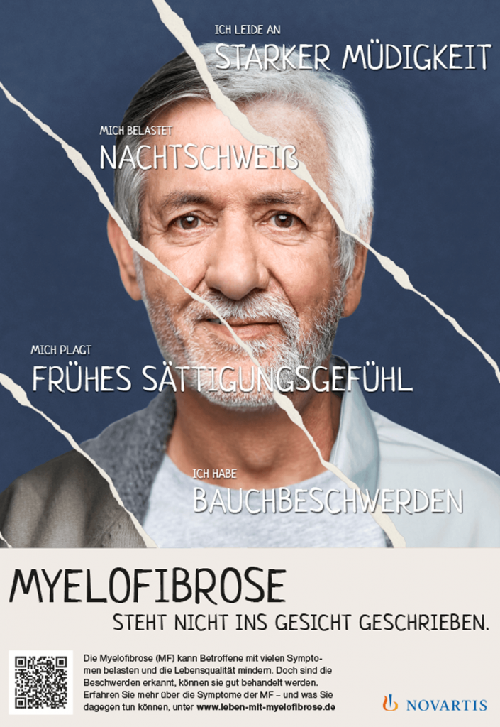 Kampagne von Novartis für MF